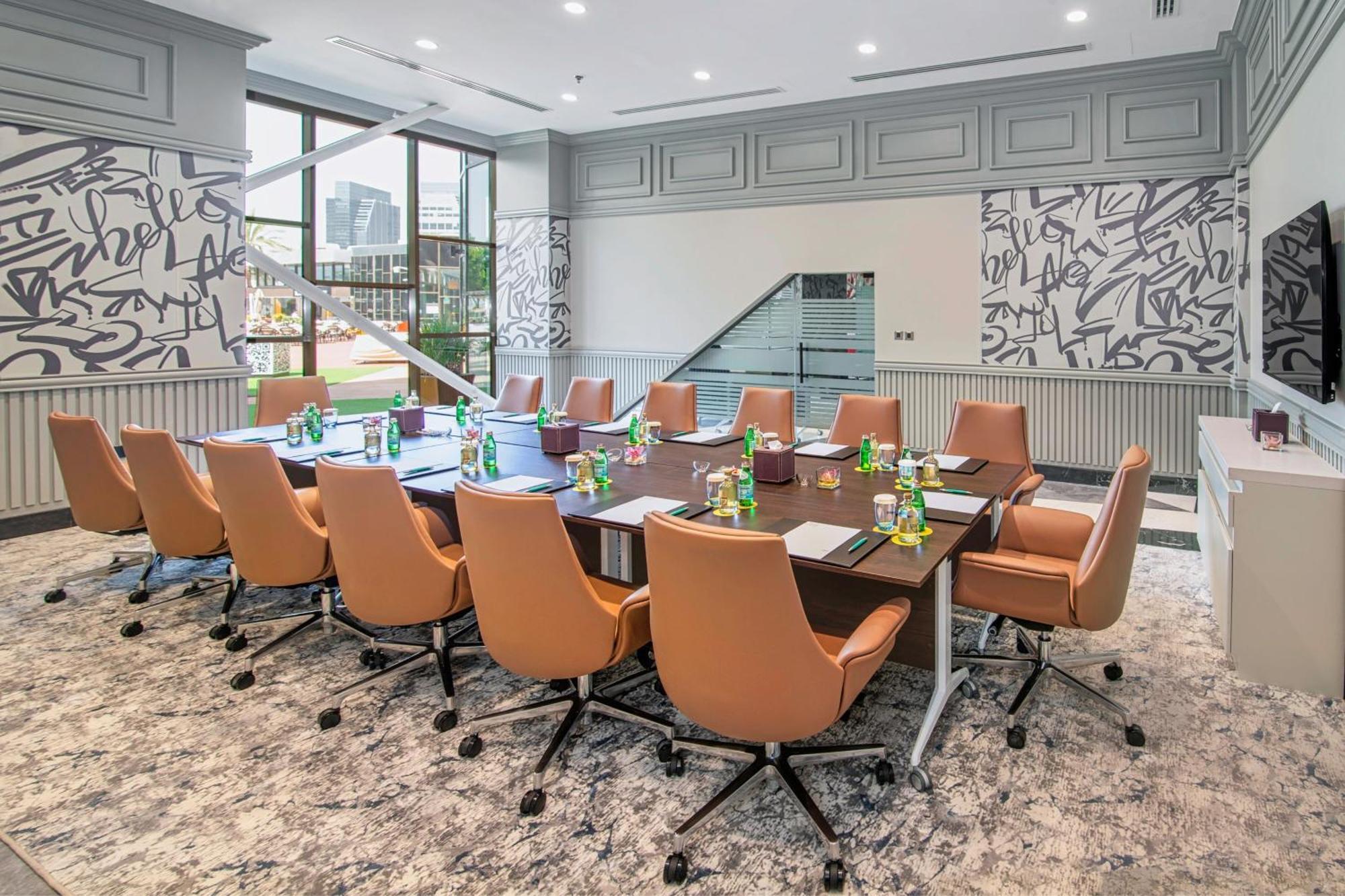 Le Meridien Abu Dabi Exterior foto Meeting room